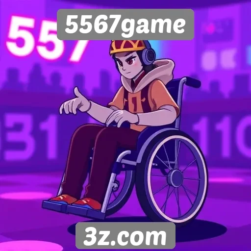 Acessibilidade e recursos do site 5567game