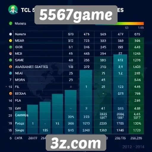 Estatísticas de jogadores do 5567game
